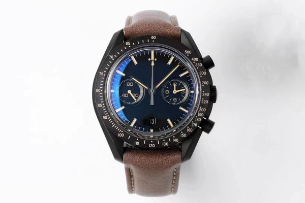 men's mechanical watch 42mm black dial premium movement self-winding luxury casual waterproof watch, Slivery;brown
men's mechanical watch 42mm black dial premium movement self-winding luxury casual waterproof watch, Slivery;brown