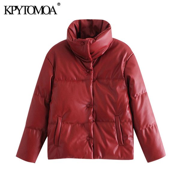 kpytomoa women fashion thick warm parkas faux leather padded jacket coat vintage long sleeve pockets female outerwear chic 201201, Black
kpytomoa women fashion thick warm parkas faux leather padded jacket coat vintage long sleeve pockets female outerwear chic 201201, Black