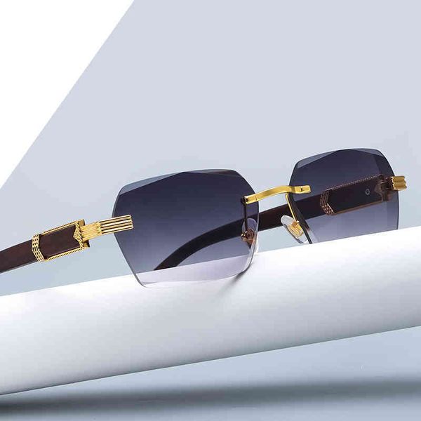 2022 new wood grain mirror leg metal sunglass irregular square trend sunglass, White;black
2022 new wood grain mirror leg metal sunglass irregular square trend sunglass, White;black