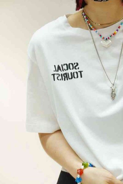 a. d. khal simple letter cotton comfortable short sleeve 3698 trendy fashion latest d clothes ladies dresses men's t-shirt factory outl, White
a. d. khal simple letter cotton comfortable short sleeve 3698 trendy fashion latest d clothes ladies dresses men's t-shirt factory outl, White