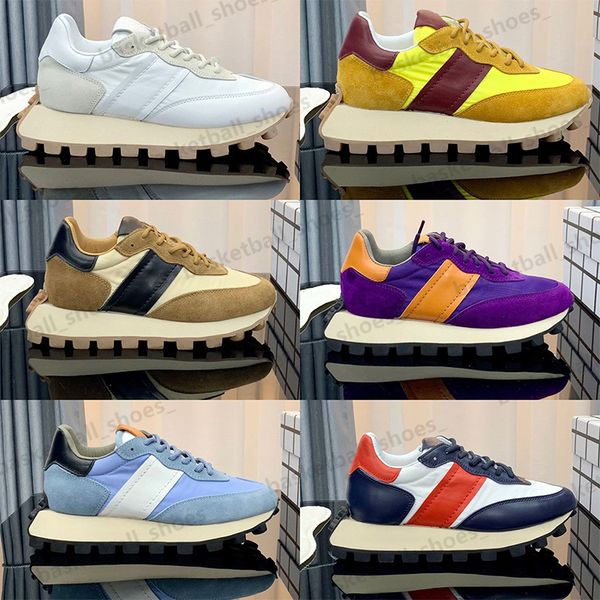 luxury designer platform shoes retro metal button suede textile sneakers mens sneaker technical genuine leather women casual sports shoe, Black
luxury designer platform shoes retro metal button suede textile sneakers mens sneaker technical genuine leather women casual sports shoe, Black