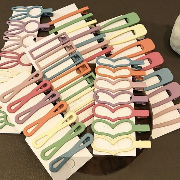 hair pins cute frosted geometric edge clip bb clips bangs clip hairpin hairs accessories slotted collet decoration 7 pcs/set, Black;brown
hair pins cute frosted geometric edge clip bb clips bangs clip hairpin hairs accessories slotted collet decoration 7 pcs/set, Black;brown