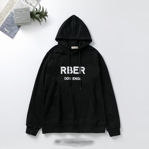 men's hoodies sweatshirts autumn and winter new designer women couple simple steel printed letters casual loose hooded, Black 
men's hoodies sweatshirts autumn and winter new designer women couple simple steel printed letters casual loose hooded, Black
