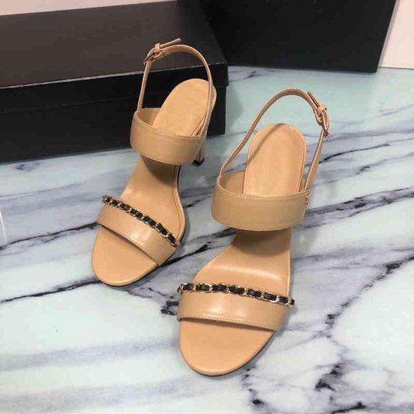 sandals summer high heels metal chain open toe thick heel net red fairy sandals fashionable women's shoes, Black
sandals summer high heels metal chain open toe thick heel net red fairy sandals fashionable women's shoes, Black