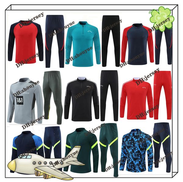 2022 2023 mens + kids tracksuit football tracksuits jerseys kits 22 23 soccer training suit jogging jacket sets chandal futbol survetement, Black
2022 2023 mens + kids tracksuit football tracksuits jerseys kits 22 23 soccer training suit jogging jacket sets chandal futbol survetement, Black