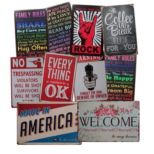 vintage metal retro stickers tin plaque signs love smile life happy sign poster plate painting wall decor
vintage metal retro stickers tin plaque signs love smile life happy sign poster plate painting wall decor