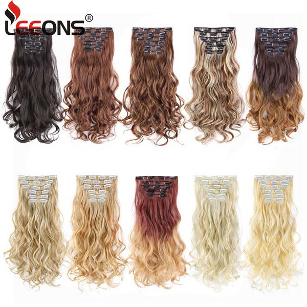 accessories synthetic hair16 clips in hair extension body wave 22"hair extension clip for women synthetic hair extensions brown ombre co, Silver
accessories synthetic hair16 clips in hair extension body wave 22"hair extension clip for women synthetic hair extensions brown ombre co, Silver