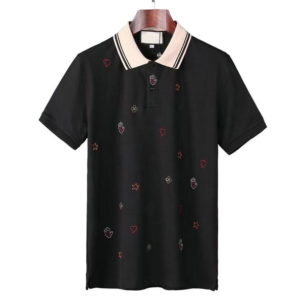mens designer polos shirts for men high street italy embroidery garter printing brands clothes cottom clothing tees, White;black
mens designer polos shirts for men high street italy embroidery garter printing brands clothes cottom clothing tees, White;black