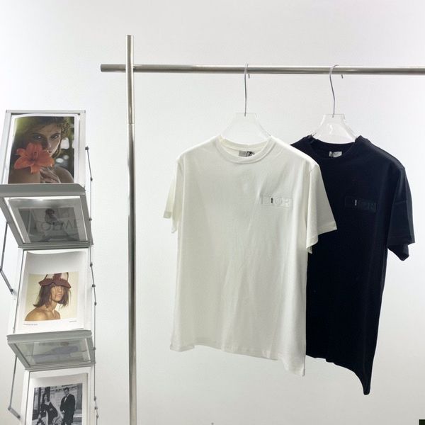 22ss designer tide t shirts chest letter sweatshirts laminated print short sleeve high street loose oversize casual t-shirt 100% pure cotton, Black
22ss designer tide t shirts chest letter sweatshirts laminated print short sleeve high street loose oversize casual t-shirt 100% pure cotton, Black