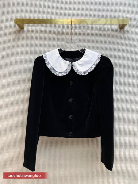 women's hoodies & sweatshirts designer cw39682 shenzhen nanyou french doll neck velvet jacket small slim jacket high end hil8, Black
women's hoodies & sweatshirts designer cw39682 shenzhen nanyou french doll neck velvet jacket small slim jacket high end hil8, Black