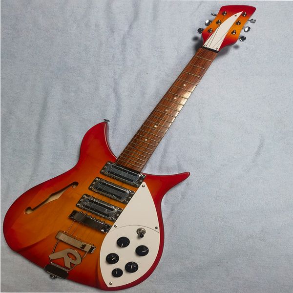 classic high-quality 6-string electric guitar semi hollow panel 22 rosewood fingerboard package mail home
classic high-quality 6-string electric guitar semi hollow panel 22 rosewood fingerboard package mail home
