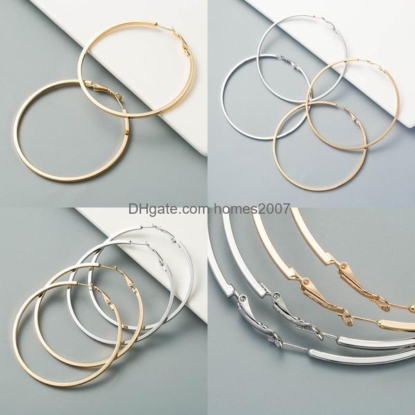 fashion all match earrings stud jewelry woman dangle chandelier homes2007 personal punk wind metal diameter 80mm large circle ear rin jllxxy, Silver 
fashion all match earrings stud jewelry woman dangle chandelier homes2007 personal punk wind metal diameter 80mm large circle ear rin jllxxy, Silver