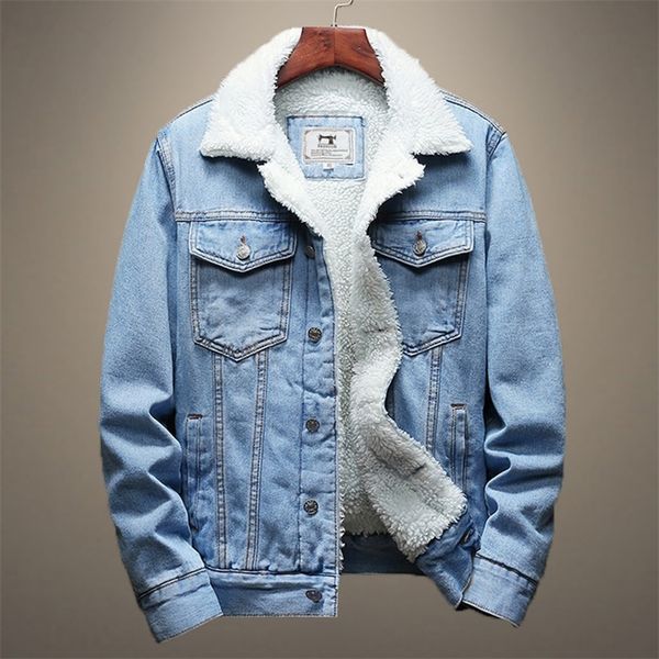 men winter jean jackets thick warm coats mens outerwear jacket casual lapel denim jacket male oversize 6xl mens clothing 220804, Black;brown
men winter jean jackets thick warm coats mens outerwear jacket casual lapel denim jacket male oversize 6xl mens clothing 220804, Black;brown