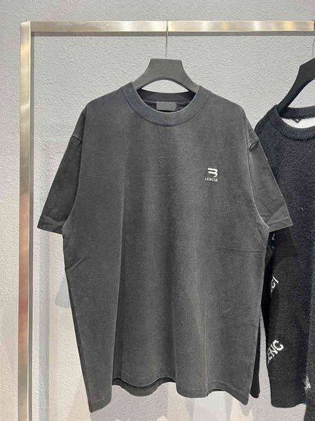 men's t-shirts high version b home chest hook letter embroidery short sleeve paris fashion os loose t-shirt, White;black
men's t-shirts high version b home chest hook letter embroidery short sleeve paris fashion os loose t-shirt, White;black