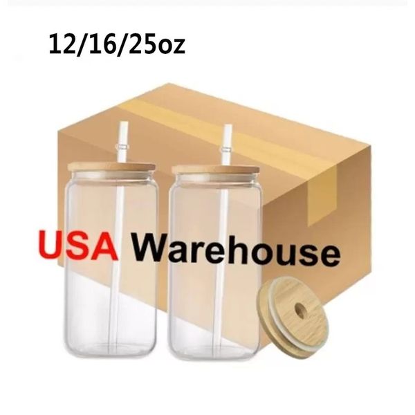 us stock 12oz 16oz 25oz sublimation glass beer mugs glass water bottle beer can glass tumbler drinking glasses with bamboo lid and straw ice
us stock 12oz 16oz 25oz sublimation glass beer mugs glass water bottle beer can glass tumbler drinking glasses with bamboo lid and straw ice