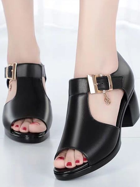 women sandals summer wedding pumps shoes female low heels peep toe slippers fashion design casual style 220721, Black
women sandals summer wedding pumps shoes female low heels peep toe slippers fashion design casual style 220721, Black