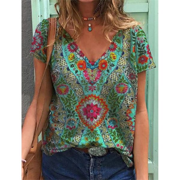 women s v neck pullover flower printed t shirt spring autumn casual long sleeve loose ladies oversized ops 220728, White
women s v neck pullover flower printed t shirt spring autumn casual long sleeve loose ladies oversized ops 220728, White