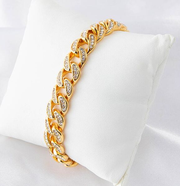18k plate gold chain creative design niche design hip hop exaggerated lab diamond bracelets, Black
18k plate gold chain creative design niche design hip hop exaggerated lab diamond bracelets, Black