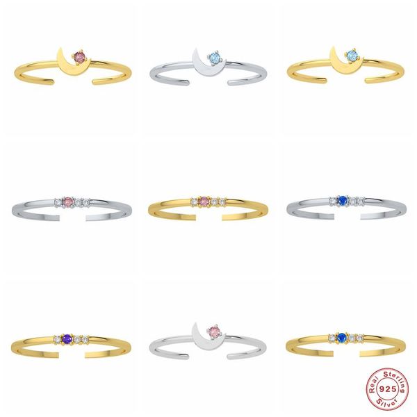 cluster rings 925 sterling silver blue pink zircon cz star opening for women slim resizable summer collection luxury jewelrycluster, Golden;silver
cluster rings 925 sterling silver blue pink zircon cz star opening for women slim resizable summer collection luxury jewelrycluster, Golden;silver