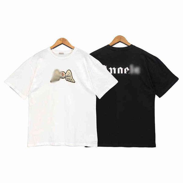 fashion pa1mangles casual t shirts high street brand paml angels co branded black short sleeved sweater for men and women lovers loose, White;black
fashion pa1mangles casual t shirts high street brand paml angels co branded black short sleeved sweater for men and women lovers loose, White;black