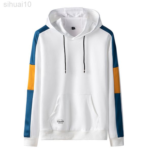 casual brand hoodie streetwear hip hop patchwork hooded jersey hoody men hoodies cord pocket sweatshirts plus size c56 l220730, Black
casual brand hoodie streetwear hip hop patchwork hooded jersey hoody men hoodies cord pocket sweatshirts plus size c56 l220730, Black