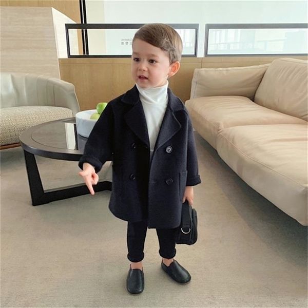 toddler coat autumn winter baby woolen jacket baby boys outwear turndown collar toddler infant kids jacket lj201202, Blue;gray
toddler coat autumn winter baby woolen jacket baby boys outwear turndown collar toddler infant kids jacket lj201202, Blue;gray