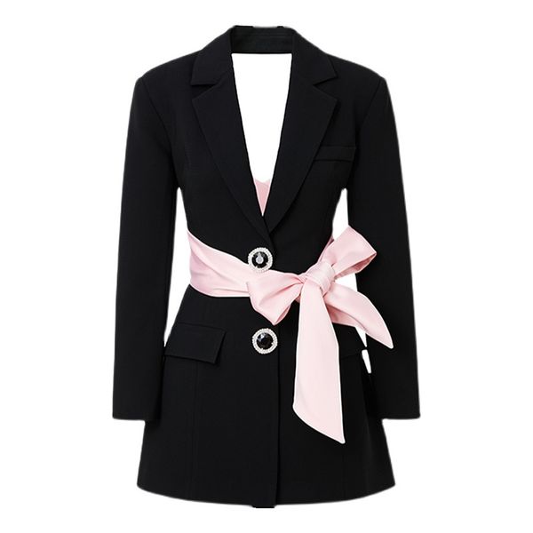 w049 colorblock inspiredfashionsboutique casual women's autumn coat notched long sleeve patchwork diamond slim female blazer autumn clo, White;black
w049 colorblock inspiredfashionsboutique casual women's autumn coat notched long sleeve patchwork diamond slim female blazer autumn clo, White;black