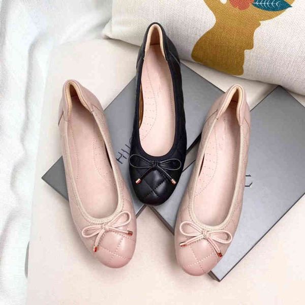 sandals autumn style small fragrance leather single shoes women's shallow flat bottom diamond lattice bow sheepskin soft sole, Black
sandals autumn style small fragrance leather single shoes women's shallow flat bottom diamond lattice bow sheepskin soft sole, Black