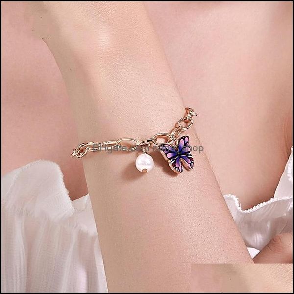 link chain bracelets jewelry colorf butterfly bracelet elastic creative chunky pearl bead charm bangle cuff sets drop delivery 2021 v43jq, Black
link chain bracelets jewelry colorf butterfly bracelet elastic creative chunky pearl bead charm bangle cuff sets drop delivery 2021 v43jq, Black