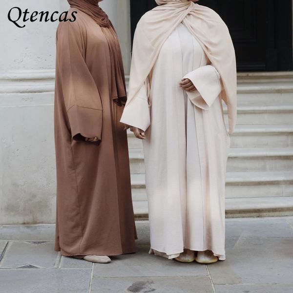 2 piece matching muslim sets hijab dress plain eid abayas for women dubai open abaya turkey inner dresses african islam clothing, Red
2 piece matching muslim sets hijab dress plain eid abayas for women dubai open abaya turkey inner dresses african islam clothing, Red