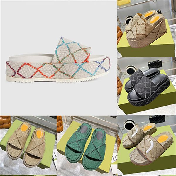 designer slippers fashion thick bottom sandals letter embroidery slides sandal beach high heel lady platform wedges size 36-40, Black
designer slippers fashion thick bottom sandals letter embroidery slides sandal beach high heel lady platform wedges size 36-40, Black