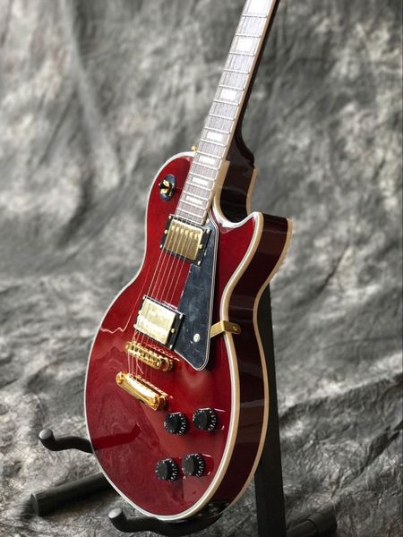 custom shop.red color 6 strings electric guitar mahogany body golden hardware.rosewood fingerboad guitarra
custom shop.red color 6 strings electric guitar mahogany body golden hardware.rosewood fingerboad guitarra