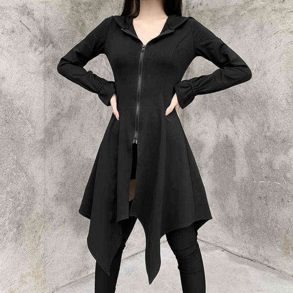 fashion women hoodies casual long-sleeved sweatshirt autumn long solid color zipper hooded irregular mid-length dress streetwear l220714, Black;gray
fashion women hoodies casual long-sleeved sweatshirt autumn long solid color zipper hooded irregular mid-length dress streetwear l220714, Black;gray