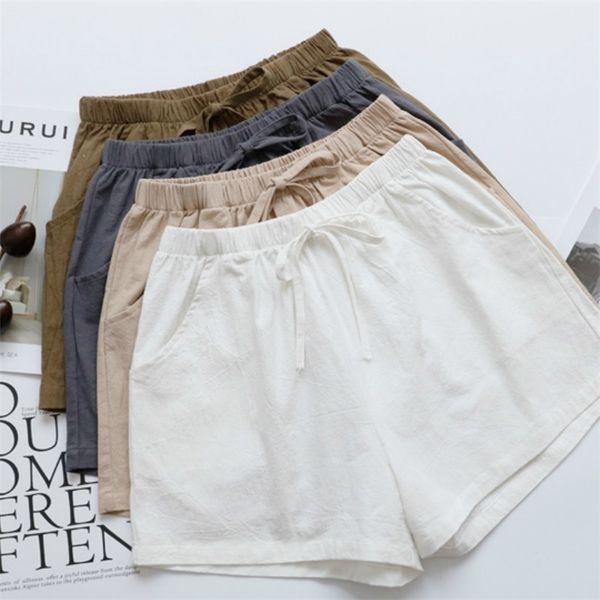 2021 new summer casual cotton linen shorts women plus size high waist shorts fashion short pants streetwear women s shorts 210306, White;black
2021 new summer casual cotton linen shorts women plus size high waist shorts fashion short pants streetwear women s shorts 210306, White;black