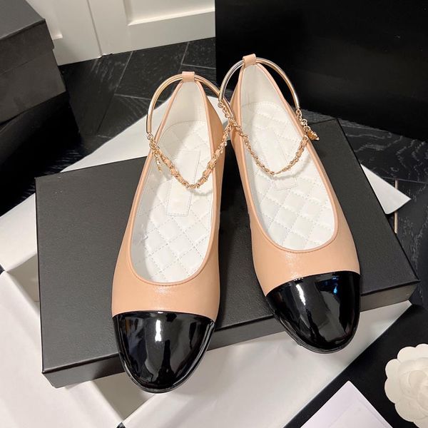 woman dress shoes slippers round head chain pendant flat ballerinas shoe classic plat shoes rubber sole designer slingbacks slide retro sand, Black
woman dress shoes slippers round head chain pendant flat ballerinas shoe classic plat shoes rubber sole designer slingbacks slide retro sand, Black