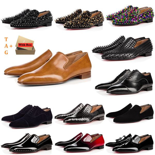 man red bottoms shoes designers low flat rivets embroidery mens business banquet dress shoe luxurys patent suede stylist spikes genuine leat, Black
man red bottoms shoes designers low flat rivets embroidery mens business banquet dress shoe luxurys patent suede stylist spikes genuine leat, Black