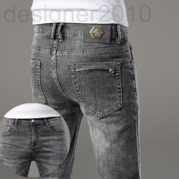 men's jeans designer summer thin jeans men's cotton korean version small foot slim fit international brand double g grey x11y, Blue
men's jeans designer summer thin jeans men's cotton korean version small foot slim fit international brand double g grey x11y, Blue