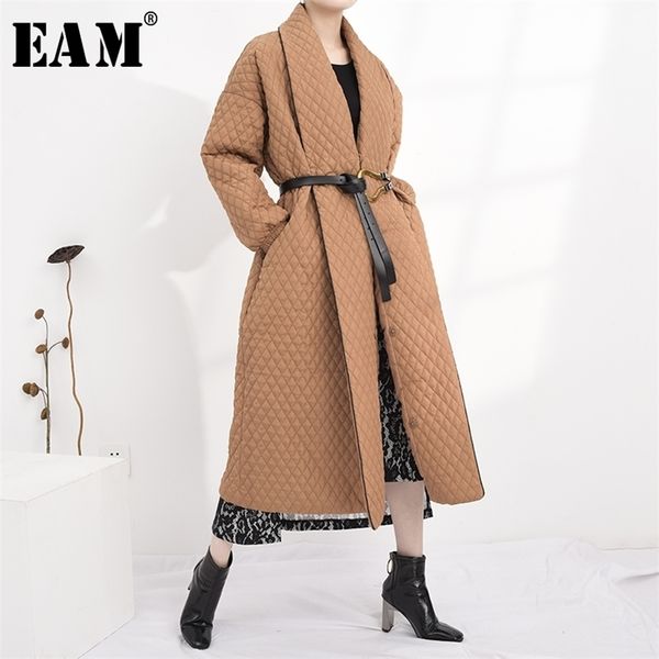 eam khaki big size long cotton-padded coat long sleeve loose fit women parkas fashion autumn winter wth1204 201126, Black
eam khaki big size long cotton-padded coat long sleeve loose fit women parkas fashion autumn winter wth1204 201126, Black