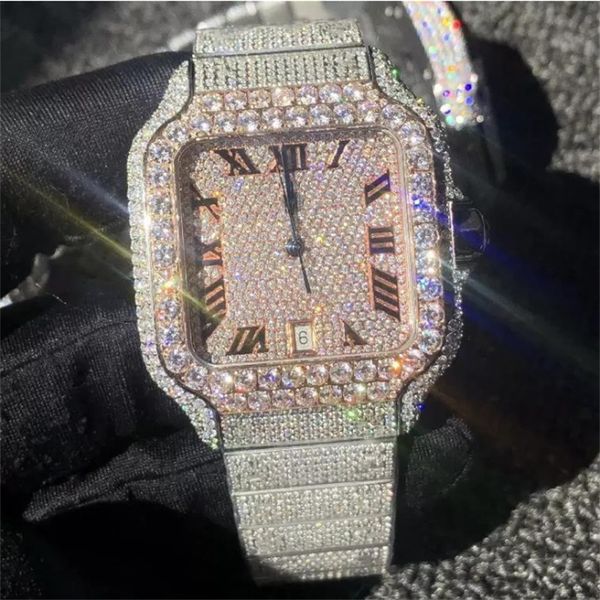 rose gold mixed silver cubic zirconia diamonds watch roman numerals 5a luxury missfox square mechanical men full iced out watches cubic zirc, Slivery;brown
rose gold mixed silver cubic zirconia diamonds watch roman numerals 5a luxury missfox square mechanical men full iced out watches cubic zirc, Slivery;brown