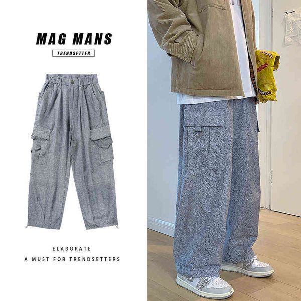 oversized cargo jeans men fashion casual pocket jeans men streetwear hip hop loose straight denim pants mens trousers -2xl t220726, Blue
oversized cargo jeans men fashion casual pocket jeans men streetwear hip hop loose straight denim pants mens trousers -2xl t220726, Blue