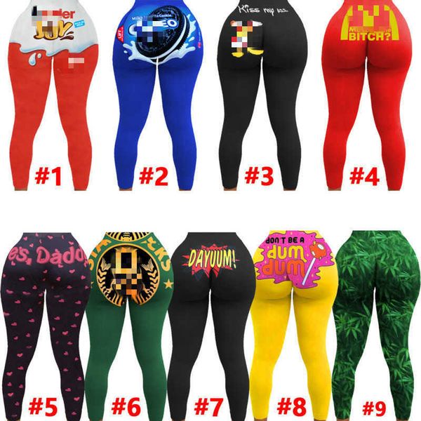 designer womens yoga pants slim letters pattern printed leggings ladies new fashion tight trousers, Black;white
designer womens yoga pants slim letters pattern printed leggings ladies new fashion tight trousers, Black;white