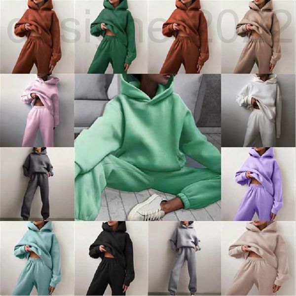 women's jackets designer autumn and winter sweater set solid color leisure fashion sports pants two-piece tj5w, Black;brown
women's jackets designer autumn and winter sweater set solid color leisure fashion sports pants two-piece tj5w, Black;brown