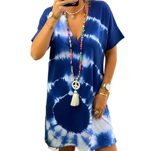 women's t shirt dress tee dress short mini dress navy blue short sleeve tie dye print spring summer v neck stylish casual modern 2022 s, Black;gray
women's t shirt dress tee dress short mini dress navy blue short sleeve tie dye print spring summer v neck stylish casual modern 2022 s, Black;gray