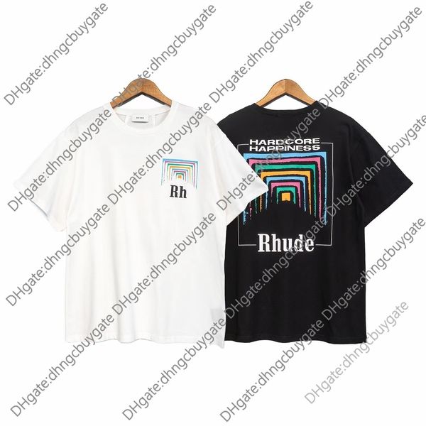 t shirt designer summer fashion brand rhude short sleeve cigarette box square array abstract color tunnel printed loose casual t-shirt t shi, White;black
t shirt designer summer fashion brand rhude short sleeve cigarette box square array abstract color tunnel printed loose casual t-shirt t shi, White;black
