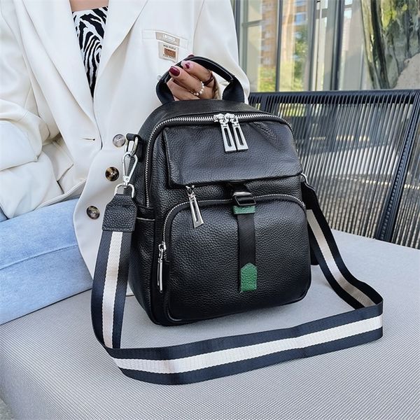100% genuine leather backpack fashion luxury women's bag designer cowhide female backpacks high capacity travel ladies back pack 220422
100% genuine leather backpack fashion luxury women's bag designer cowhide female backpacks high capacity travel ladies back pack 220422