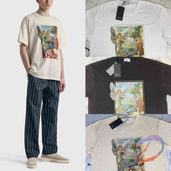 oversized rhude t-shirts botanical floral print tee women's t-shirt men's clothing, White;black
oversized rhude t-shirts botanical floral print tee women's t-shirt men's clothing, White;black