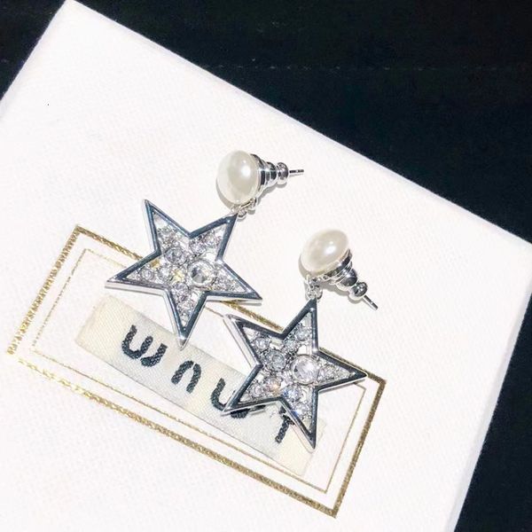 miao family miu new five pointed star pearl earrings advanced sense minimalist ins style sweet cool, Golden
miao family miu new five pointed star pearl earrings advanced sense minimalist ins style sweet cool, Golden
