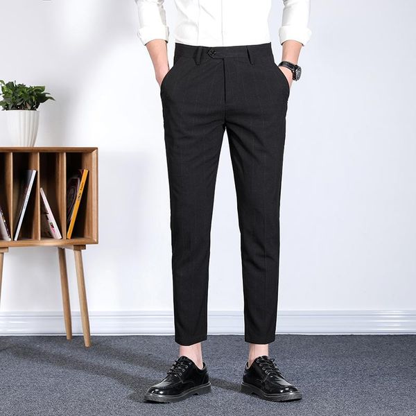 men's suits & blazers spring summer mens plaid pants male smart casual skinny trousers men slim fit business suit black blue graymen�, White;black
men's suits & blazers spring summer mens plaid pants male smart casual skinny trousers men slim fit business suit black blue graymen�, White;black