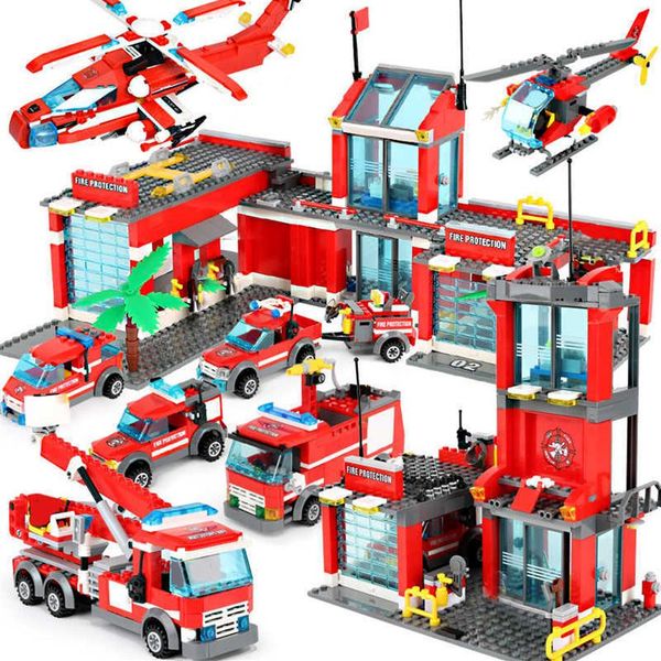 1123pcs fire station classic model blocks city construction building block bricks educational toys for children gift q0624324w
1123pcs fire station classic model blocks city construction building block bricks educational toys for children gift q0624324w