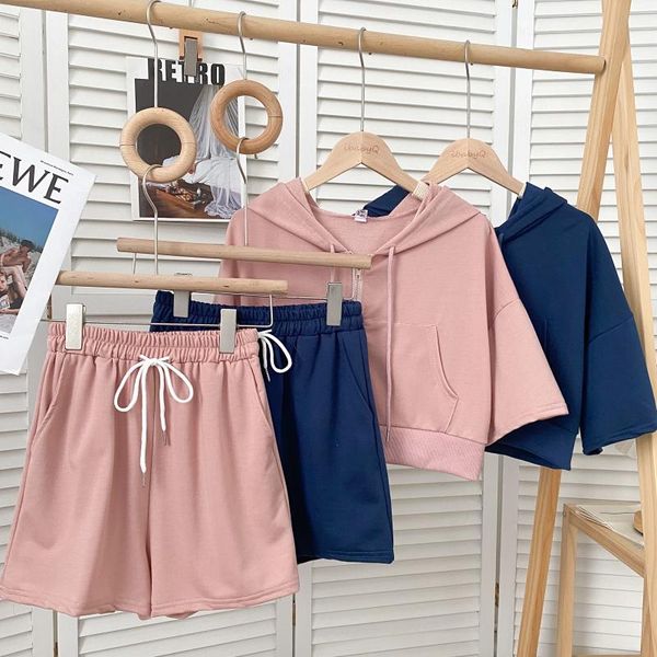 women's tracksuits summer 2 piece outfits for women zipper hooded crop waist wide leg pants shorts fashion ladies solid casual suitwome, Gray
women's tracksuits summer 2 piece outfits for women zipper hooded crop waist wide leg pants shorts fashion ladies solid casual suitwome, Gray